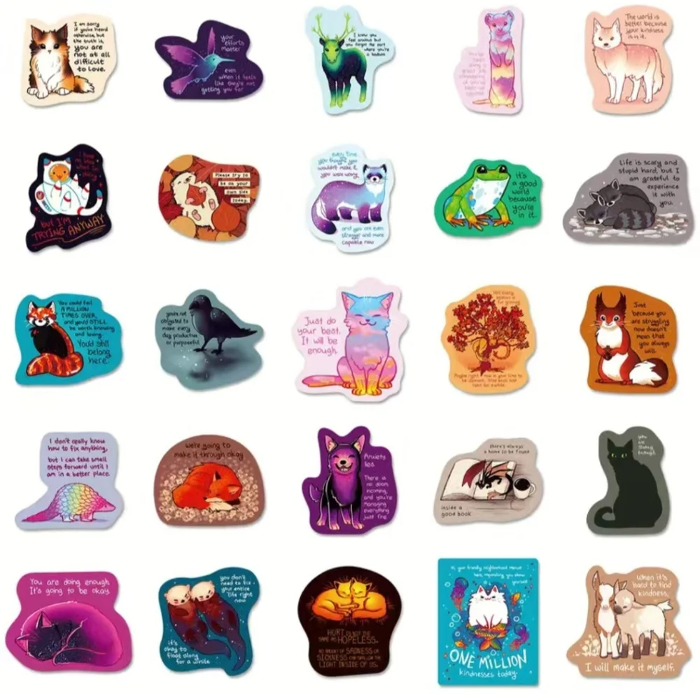 50 New Positive Inspirational motivation stickers